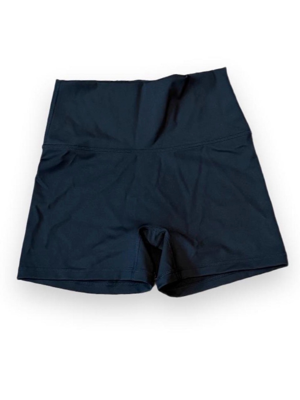aerie High-Waist Navy Bike Shorts